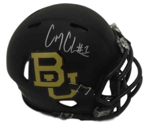 Corey Coleman Baylor Bears Black Signed Riddell Mini Helmet JSA-Powers Sports Memorabilia