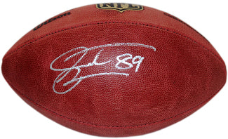 Santana Moss Autographed Official NFL New Duke Football- Steiner Hologram-Powers Sports Memorabilia