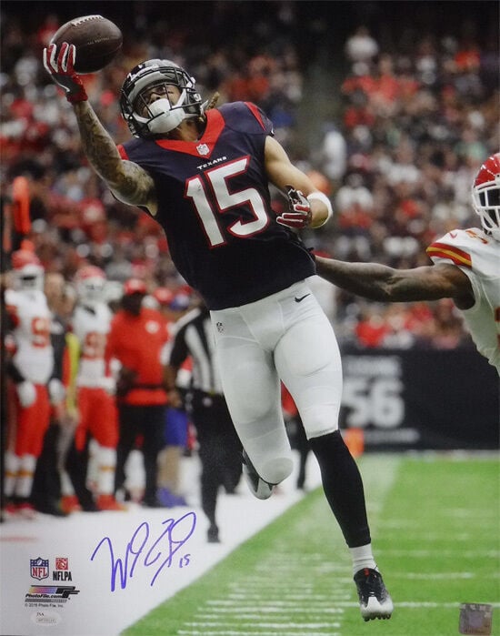Will Fuller Signed Houston Texans 16x20 Photo (vs Chiefs) – JSA Authenticated-Powers Sports Memorabilia