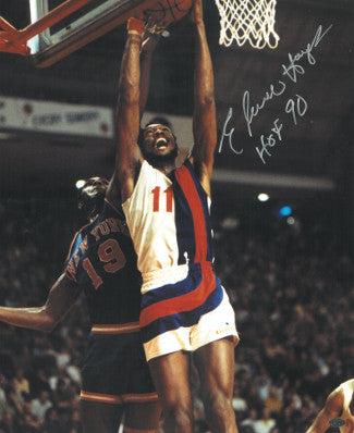 Elvin Hayes Autographed Washington Bullets 16X20 Photo HOF 90 -Leaf Authentics-Powers Sports Memorabilia