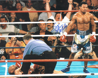 Sugar Shane Mosley Autographed Boxing 16X20 Photo - Leaf Authentics Hologram-Powers Sports Memorabilia