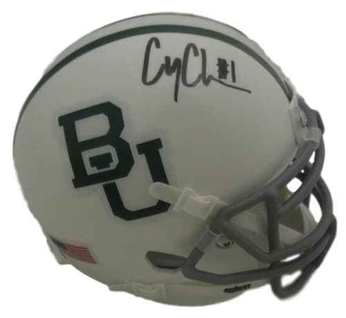 Corey Coleman Baylor Bears Schutt White Signed Mini Helmet JSA-Powers Sports Memorabilia