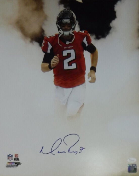 Matt Ryan Signed Atlanta Falcons 16x20 Photo Smoke – JSA Authenticated-Powers Sports Memorabilia