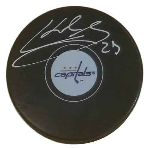 Karl Alzner Signed Washington Capitals Hockey Puck – JSA Authenticated-Powers Sports Memorabilia