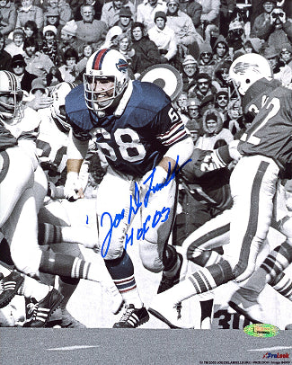 Joe Delamielleure Autographed Buffalo Bills 8x10 Spotlight Photo HOF 03- Tri-Star Hologram-Powers Sports Memorabilia