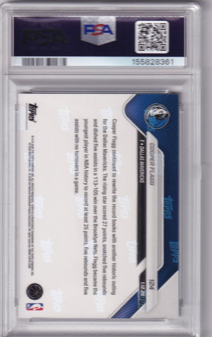 Cooper Flagg 2025 Topps Now RC Rookie Card #124 PSA 10