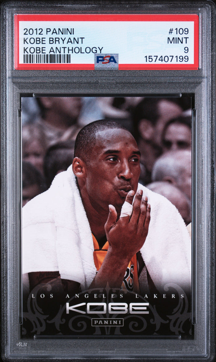 Kobe Bryant 2012 Panini Kobe Anthology Lakers Card #109 PSA 9-Powers Sports Memorabilia