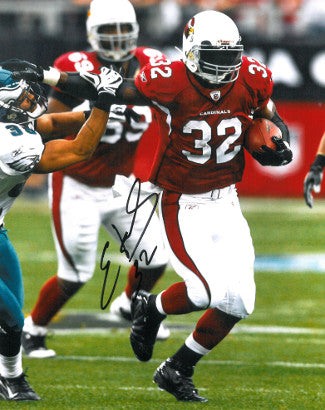 Edgerrin James Autographed Arizona Cardinals 8x10 Photo-Powers Sports Memorabilia