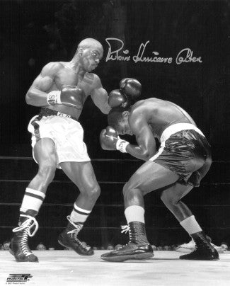 Rubin "Hurricane" Carter Autographed Vintage B&W 16x20 Photo (vertical) (deceased)- Beckett Hologram-Powers Sports Memorabilia