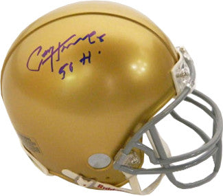 Paul Hornung Autographed Notre Dame Fighting Irish Full Size Rep Helmet w/56H (Heisman)- PSA Hologram-Powers Sports Memorabilia