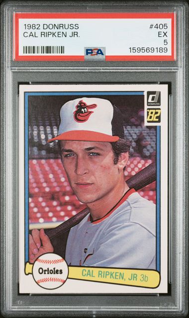 Cal Ripken Jr. 1982 Donruss Orioles Rookie Card #405 PSA 5