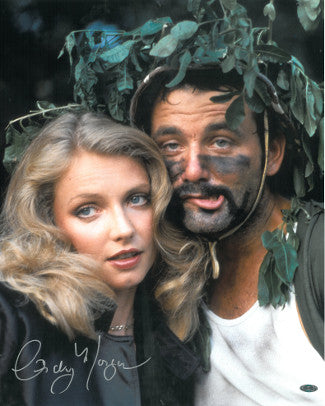Cindy Morgan Autographed Caddyshack 16x20 Photo w/ Bill Murray Helmet Pose (entertainment)- Steiner Hologram-Powers Sports Memorabilia