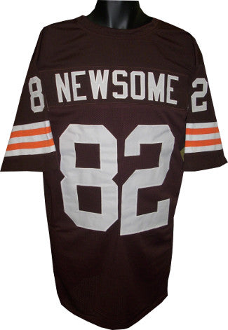 Ozzie Newsome Brown TB Custom Stitched Pro Style Football Jersey XL-Powers Sports Memorabilia