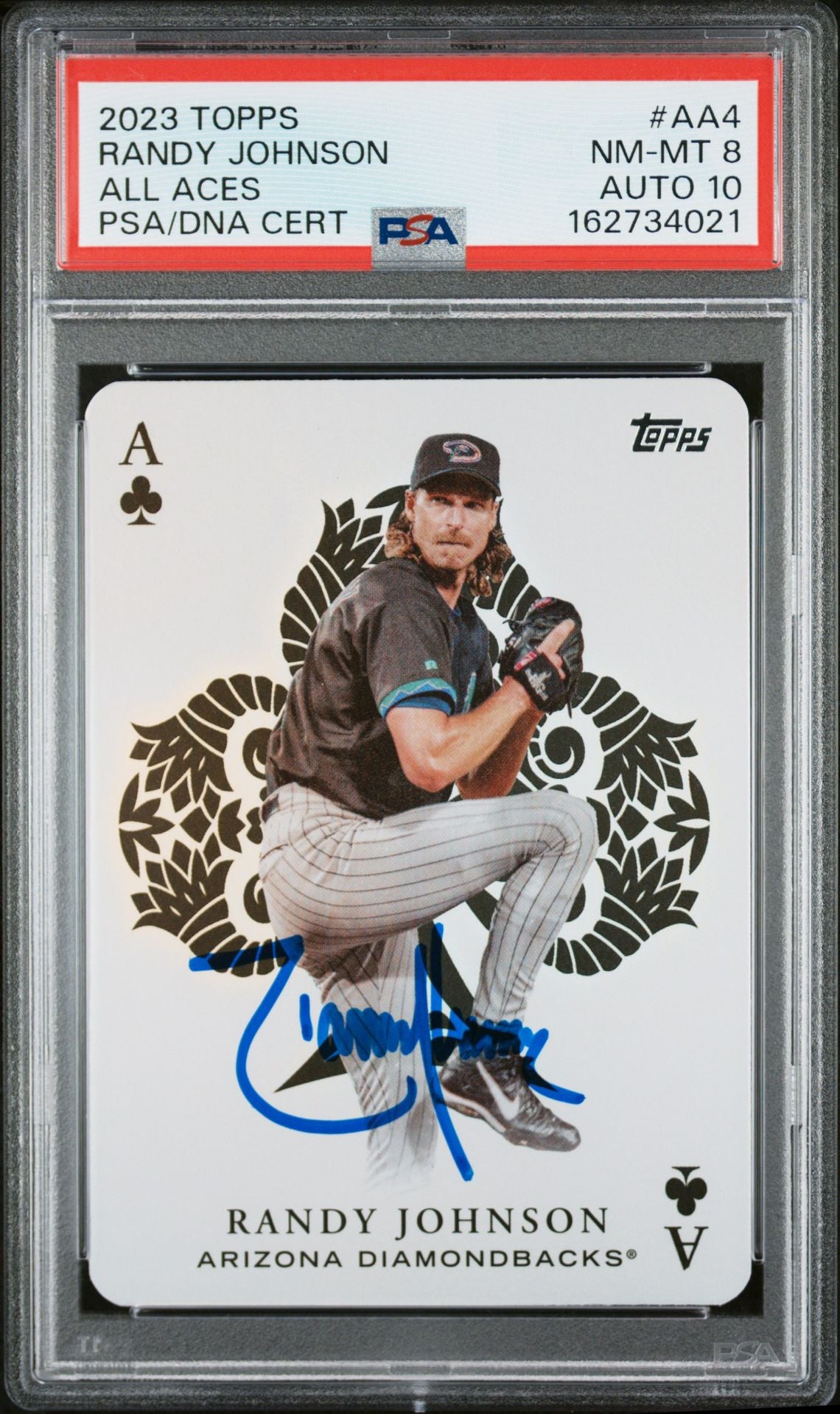 Randy Johnson 2023 Topps All Aces Signed Card #AA4 PSA 8 Auto 10 162734021-Powers Sports Memorabilia