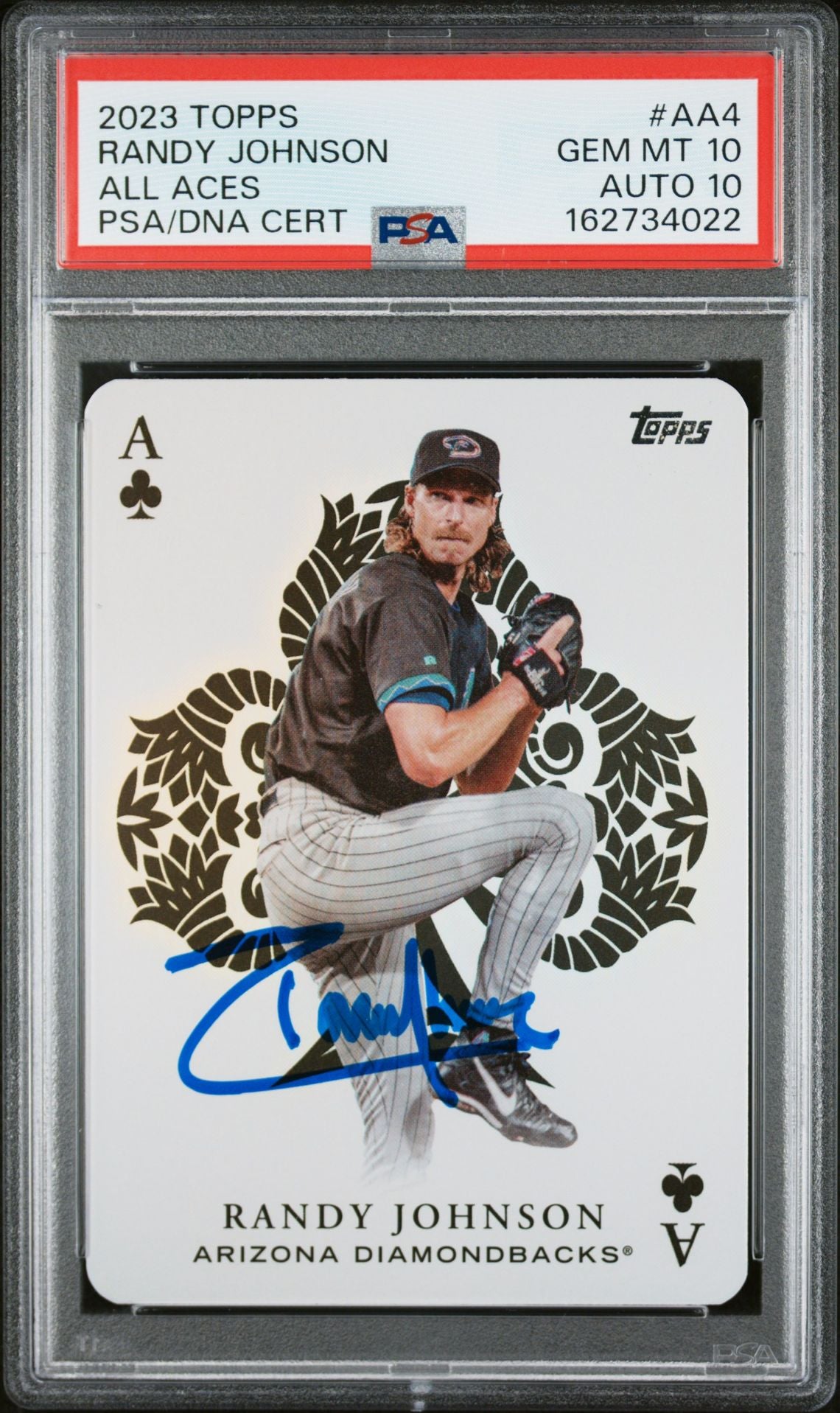 Randy Johnson 2023 Topps All Aces Signed Card #AA4 PSA 10 Auto 10 162734022-Powers Sports Memorabilia