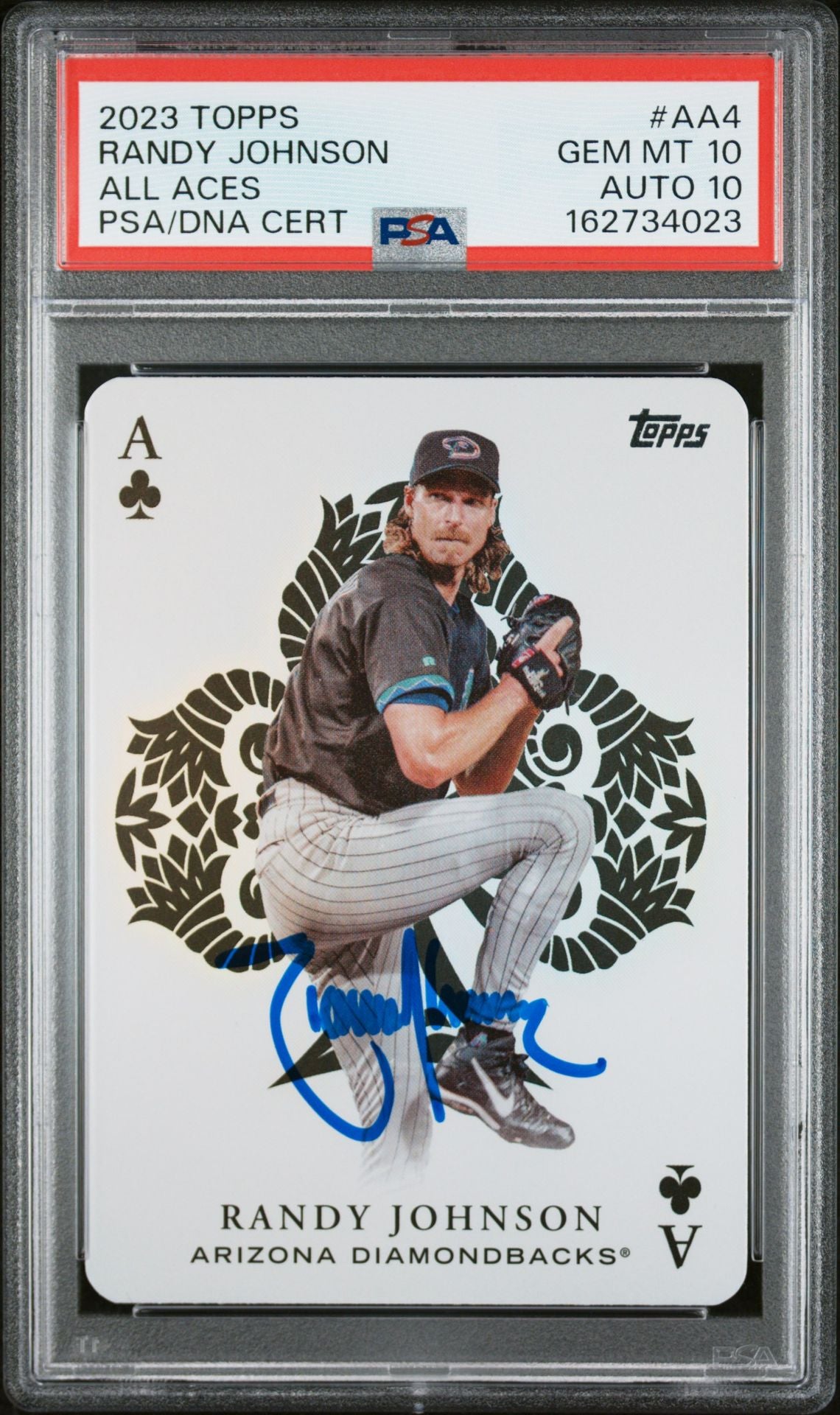 Randy Johnson 2023 Topps All Aces Signed Card #AA4 PSA 10 Auto 10 162734023-Powers Sports Memorabilia
