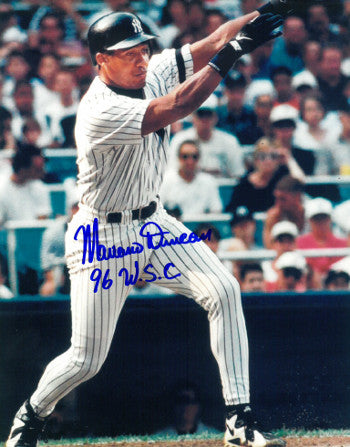 Mariano Duncan Autographed New York Yankees 8x10 Photo 96 WSC (World Series Champions)-Powers Sports Memorabilia