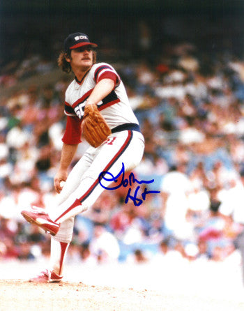 Lamarr Hoyt Autographed Chicago White Sox 8x10 Photo - COA-Powers Sports Memorabilia