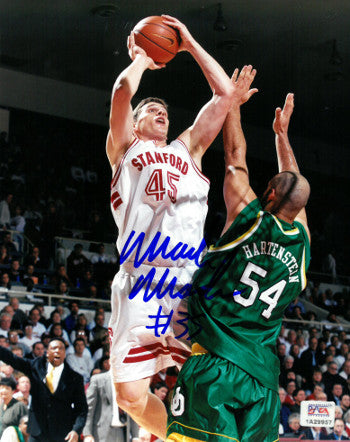 Mark Madsen Autographed Stanford Cardinal 8x10 Photo- PSA Hologram-Powers Sports Memorabilia
