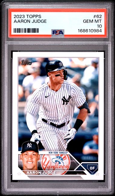 Aaron Judge 2023 Topps New York Yankees Card #62 PSA 10