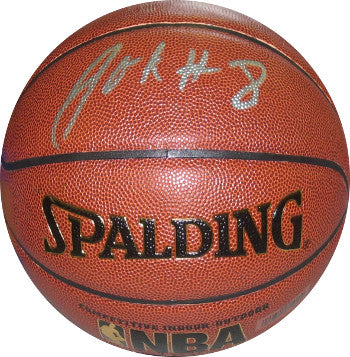 Jahlil Okafor Autographed Indoor/Outdoor NBA Spalding Basketball #8 (Philadelphia 76ers)-Powers Sports Memorabilia