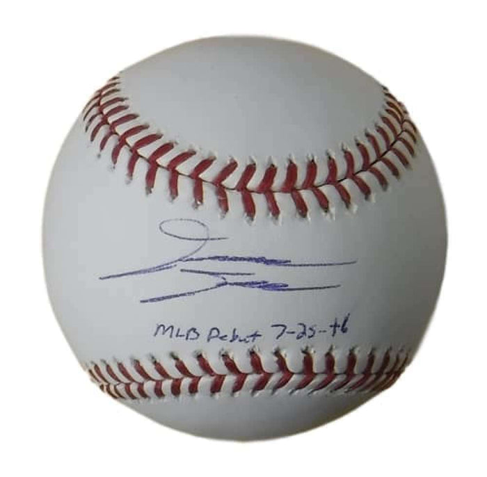 David Dahl Signed Colorado Rockies Official MLB Baseball MLB Debut 7-25-16 – JSA Authenticated-Powers Sports Memorabilia