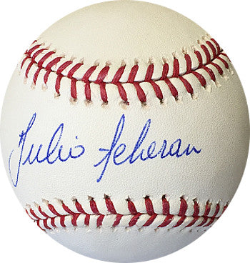 Julio Teheran Autographed Rawlings Official Major League Baseball (Atlanta Braves)-Powers Sports Memorabilia
