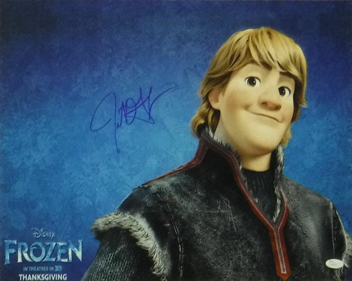 Jonathan Groff Frozen Kristoff Bjorgman Signed 16x20 Photo JSA-Powers Sports Memorabilia