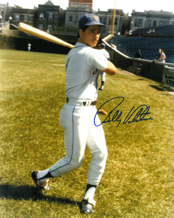 Bobby Valentine Autographed New York Mets 8x10 Photo (batting)-Powers Sports Memorabilia