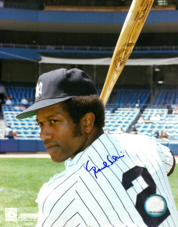 Paul Blair Autographed New York Yankees MLB Licensed 8x10 Photo - COA (4X WS Champ/8X GG)-Powers Sports Memorabilia
