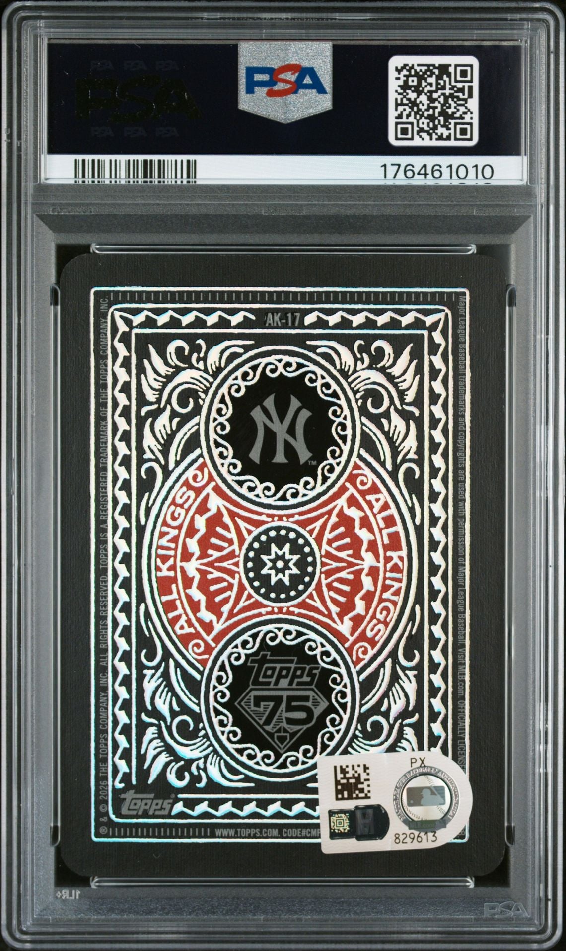 Derek Jeter 2026 Topps All Kings Signed Card #17 PSA 8 Auto 10