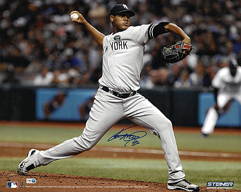 Ivan Nova Autographed New York Yankees 16x20 Photo (horizontal pitching)- MLB Hologram-Powers Sports Memorabilia