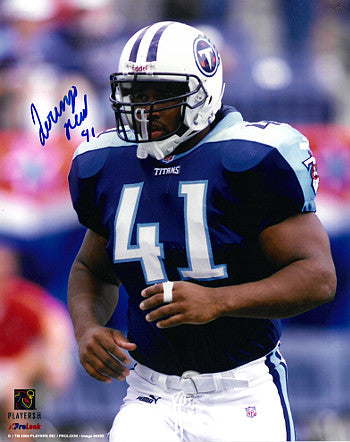 Lorenzo Neal Autographed Tennessee Titans NFL 8x10 Photo #41 - COA (Music City Miracle)-Powers Sports Memorabilia