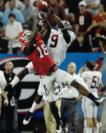Amari Cooper Autographed Alabama Crimson Tide 16x20 Photo #9- JSA Hologram (vertical catch vs Georgia)-Powers Sports Memorabilia