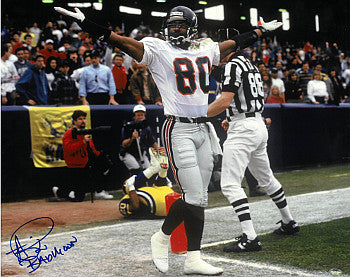 Andre Rison Autographed Atlanta Falcons 16X20 Photo Bad Moon - Schwartz Hologram-Powers Sports Memorabilia