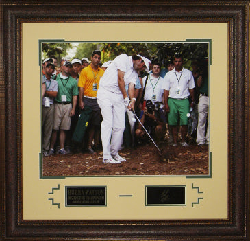 Bubba Watson 2012 Masters 16 x 20 Photograph - Engraved Signature Series 22x30 Premium Leather Framing-Powers Sports Memorabilia