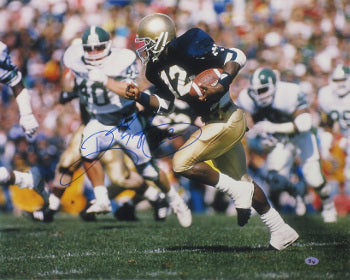 Ricky Watters Autographed Notre Dame Fighting Irish 16x20 Photo #12 (horizontal)-Powers Sports Memorabilia