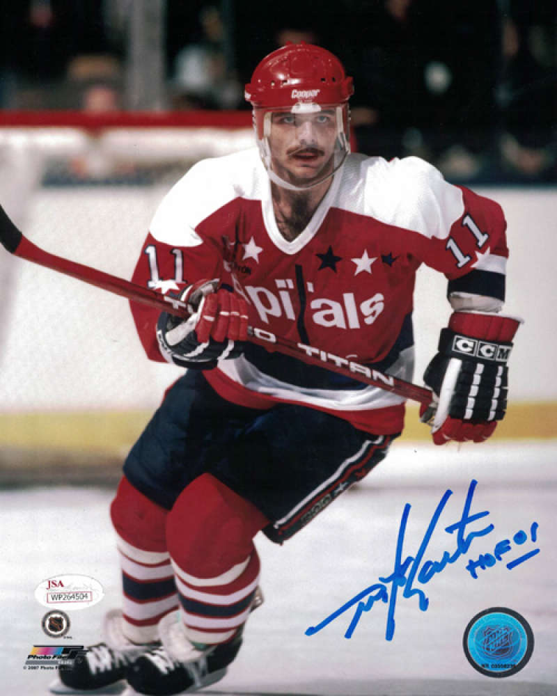 Mike Gartner Washington Capitals Signed 8x10 Photo HOF – JSA Authenticated-Powers Sports Memorabilia