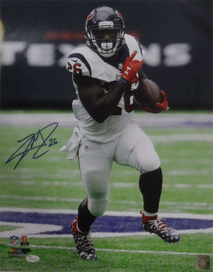 Lamar Miller Signed Houston Texans 16x20 Photo – JSA Authenticated-Powers Sports Memorabilia