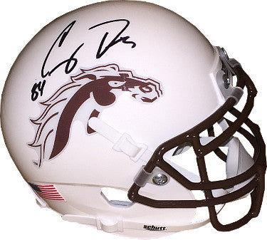 Corey Davis Autographed Western Michigan Broncos Schutt White Authentic Mini Helmet #84- JSA Hologram-Powers Sports Memorabilia