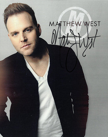 Matthew West Autographed 8X10 Photo (Christian Music Artist?Çô Singer/songwriter)-Powers Sports Memorabilia