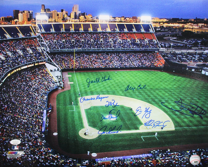 1993 Colorado Rockies Team Signed 16x20 Photo 9 Sigs – Game Photo – JSA Authenticated