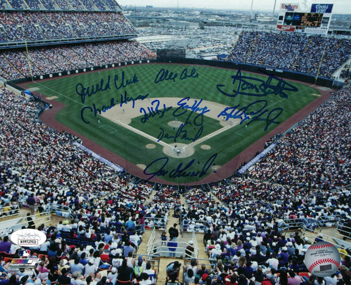 1993 Colorado Rockies Team Signed 8x10 Photo 9 Sigs – JSA Authenticated