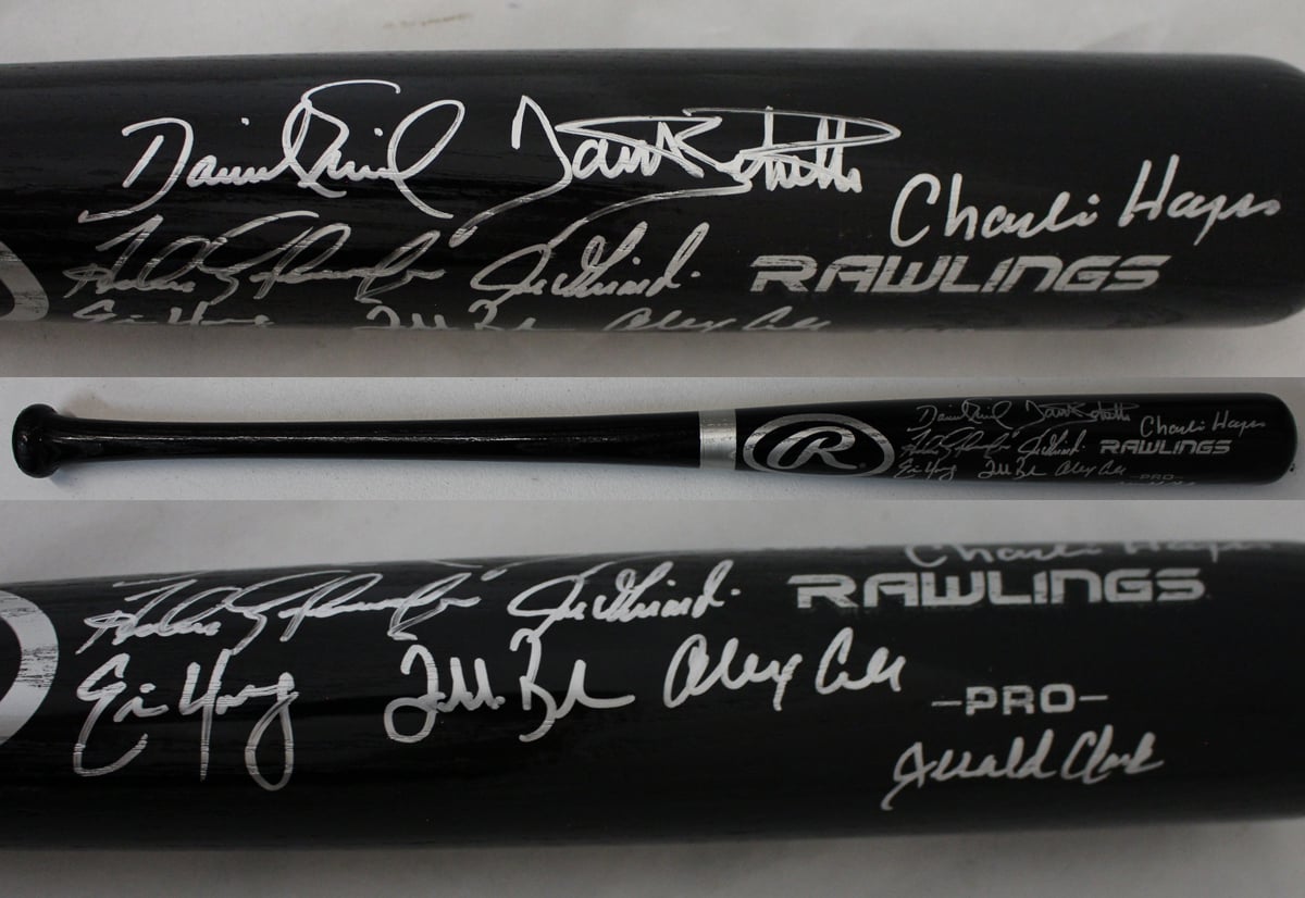 1993 Colorado Rockies Team Signed Rawlings Black Baseball Bat 9 Sigs – JSA Authenticated-Powers Sports Memorabilia