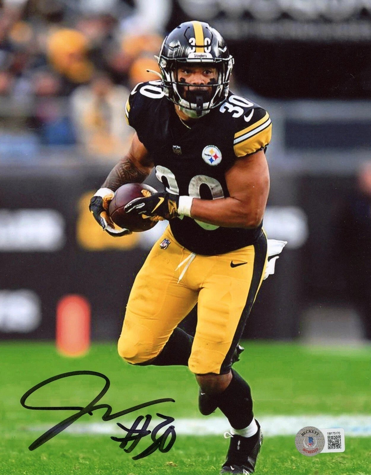 Jaylen Warren Autograph Signing-Powers Sports Memorabilia