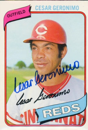 Cesar Geronimo Autograph Signing - Powers Sports Memorabilia
