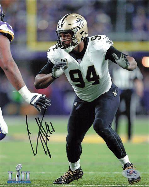 Cam Jordan Autograph Signing-Powers Sports Memorabilia
