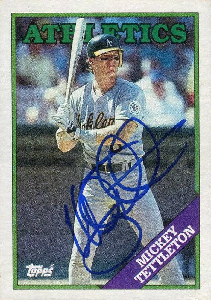 Mickey Tettleton Autograph Signing-Powers Sports Memorabilia