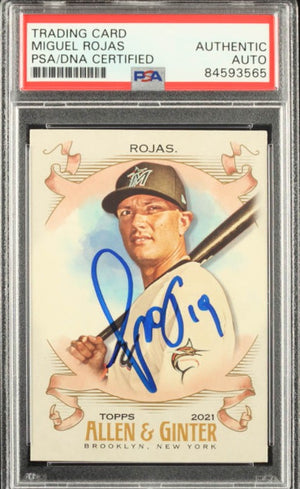 Miguel Rojas Autograph Signing-Powers Sports Memorabilia