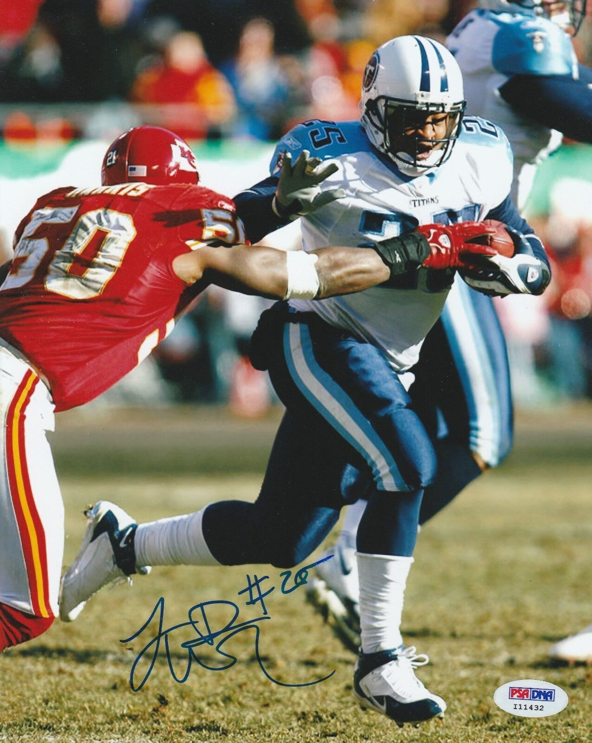 LenDale White Autograph Signing-Powers Sports Memorabilia
